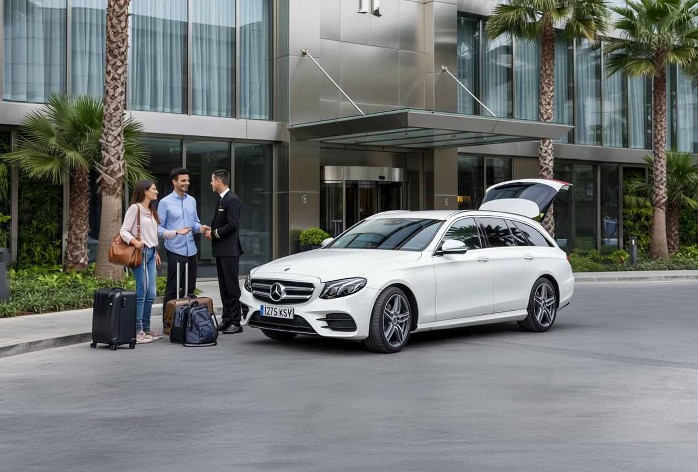 Coche con conductor privado
